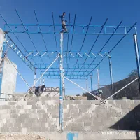جوشکاری سیار سایبان پله سردر حیاط