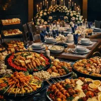 سالن های اختصاصی همراه باغذاهای رستورانی فینگرفود