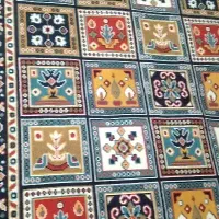 گلیم کناره اندازه قد۳مترپهنی ۱۴۸یعنی یک متر و۴۸