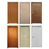 تولید درب های چوبی ضد آب وملامینه وپی وی سی نعمتی