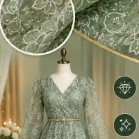 پارچه مجلسی سبز ماچا