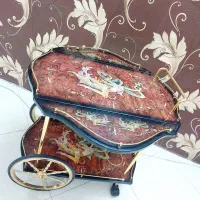 میزبار مبلمان چوب لوستر چراغ فیتیله قهوه خوری ساعت