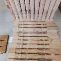 نرده چوبی (پایه خراطی)
