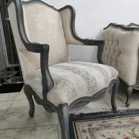 مبل کویین فرانسوی بامیزوعسلی(مناسب جهیزیه