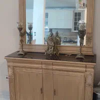 آیینه و کنسول چوب