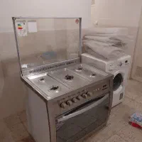 گاز تمام استیل فر دار ۲سال کارکرده برند اخوان سالم