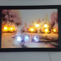 تابلو نقاشی چراغ دار