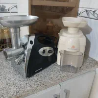 چرخ گوشت و آبمیوه گیری کاملا سالم و به قیمت