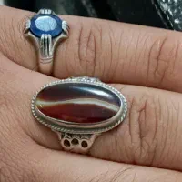 یاقوت کبود و عقیق سلیمانی کهنه