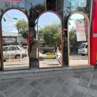 آینه قدی چوبی و فلزی،شیشه ،طلق، قاب، شیشه رومیزی