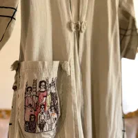 مانتو هنری تابستانه وارداتی