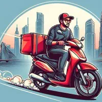 استخدام پیک موتوری