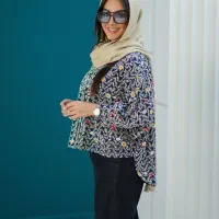 شومیز شیک آستین بلند یقه برگردان برای مهمانی و کار