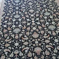 ۲تخته فرش۹متری۱۰۰۰شانه۳۰۰۰تراکم سورمه ای افشان