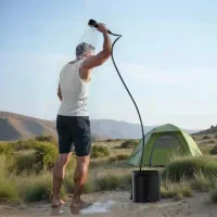 دوش کمپینگ گرین لاینcamping showerمخزن دار ۲۰ لیتر
