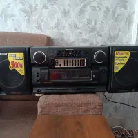 رادیو پخش ضبط دو کاست سونی ۷۱۷s سالم بدون خط خش