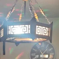 لوستر چوبی