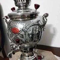 دوعدد سماور کاملا نو گازی ۶ و ۸
