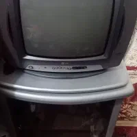 تلویزیون و گلدان و دکوری و تزئینی و ...