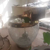 جا دستمال کاغذی وسطل ابگز وظرف چوبی