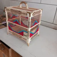 قفس تزئینی  دست ساز چوبی
