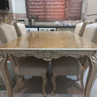 میز غذاخوری ۴ نفره تمام چوب
