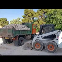 حمل نخاله خاور باکارگرو بابکت مینی بیل شن ماسه اجر