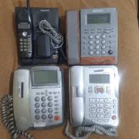 تلفن رومیزی به علاوه تلفن بی سیم پاناسونیک