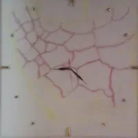 طراحی ساعت دیواری در ابعاد دیوار