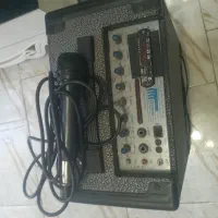 فروش باند آمپلی فایربلندگو۱۲اینچ بامیکرفن تمیزسالم