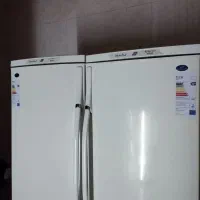 یخچال فریزر دوقلو خیلی تمیز موتور فابریک