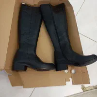 پوتین زنانه  چرم درجه یک کاملا نو