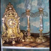 ایینه شمعدان سالم وتمیز