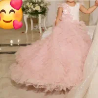 لباس عروس صورتی مزون دوز