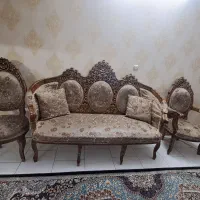 مبل استیل ۹ نفره چوب