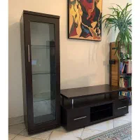 میز تلویزیون بهمراه بوفه MDF ونگه