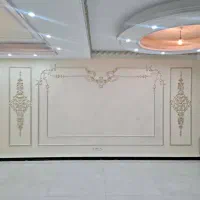 گچبری پیش ساخته قاب‌بندی . گچ کاری.تیوی وال .
