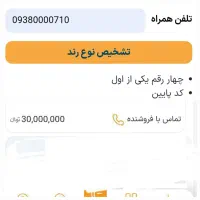 رند دائمی .چهاررقم ازاول.کد پایین.همراه باتخفیف