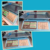 ترازوبدون علمک سینی لبه بلندکیبرداستیل نمایشگر۶رقم