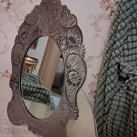 آینه طرح نقره