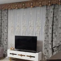 پرده ترک همراه دوعدد والان