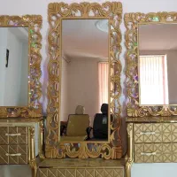 میز وآیینه صندلی سالن زیبایی