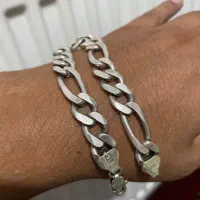 دستبند نقره مردانه ایتالیایی