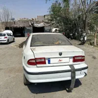 سمند سفید مدل ۸۹ تصادفی