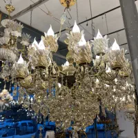 لوستر ۲۰ شعله برنجی