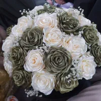 دست گل و سبد گل رز ربانی