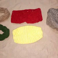 بافتنی لیف عروسکی اسکاج کلاه فرانسوی تل عروسک