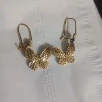 گوشواره مدل پروانه طلا