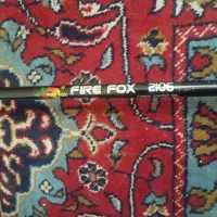 لنسرماهیگیری fire fox با چرخ سیم جمع کن