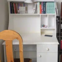 میز مطالعه با کتابخونه
